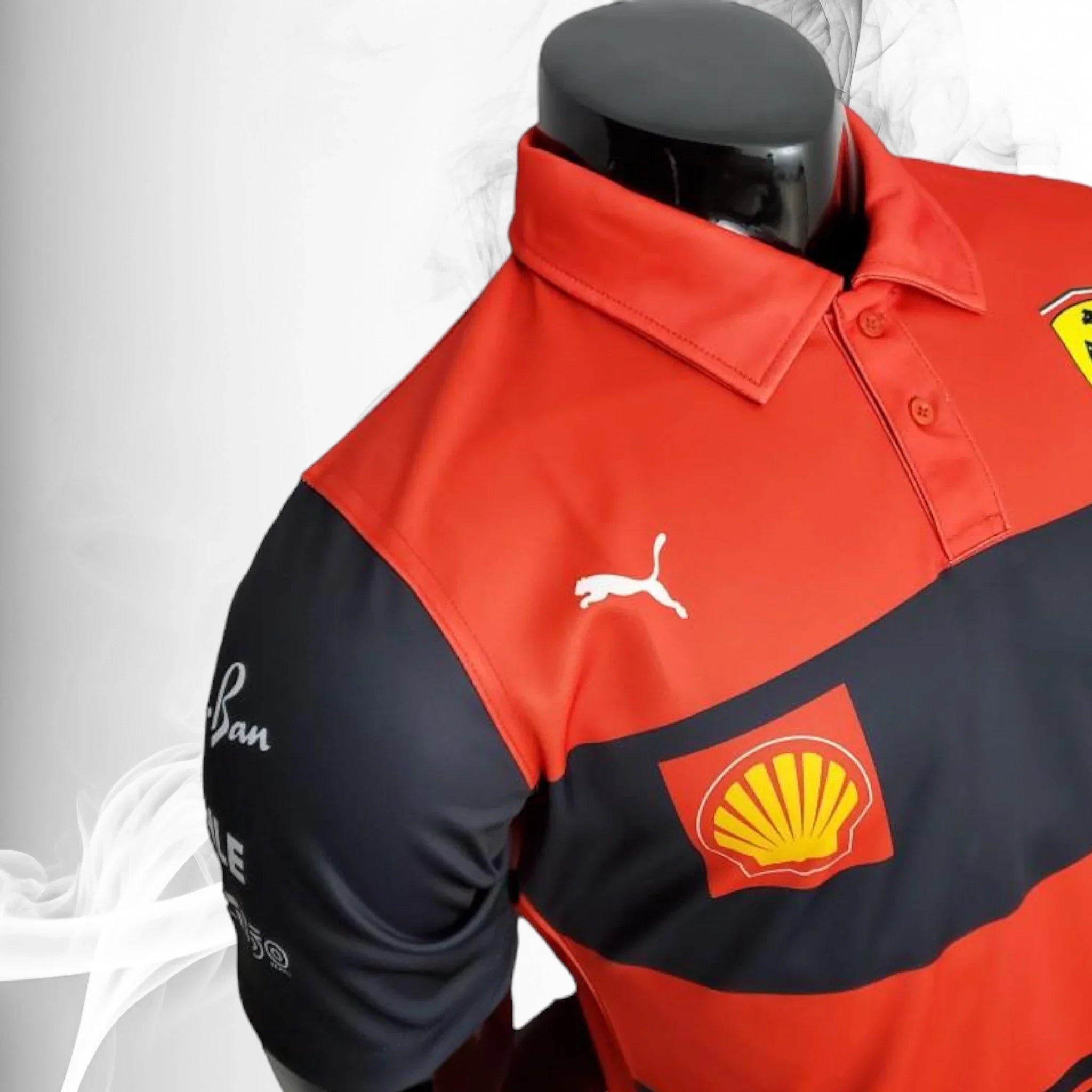 2022 New Ferrari F1 Racing Polo Shirt - Dash Racegear