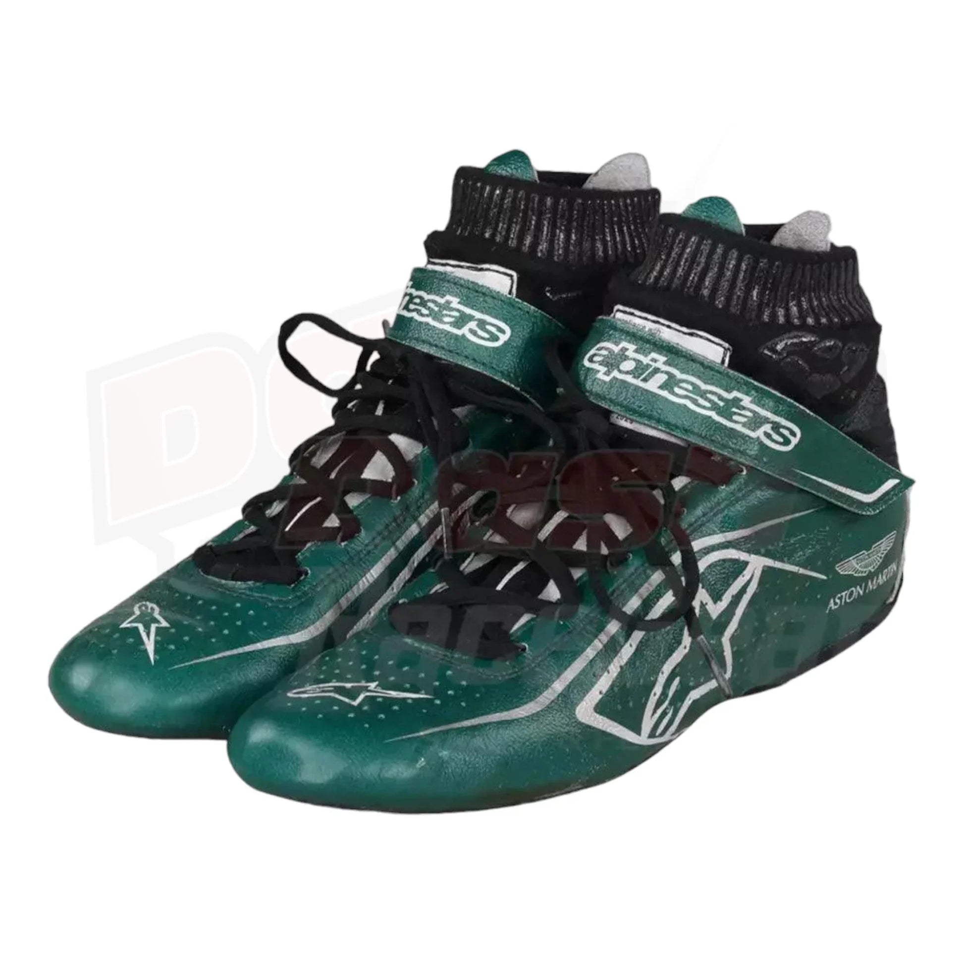2022 Nico Hülkenberg Aston Martin F1 Race Boots  - Dash Racegear