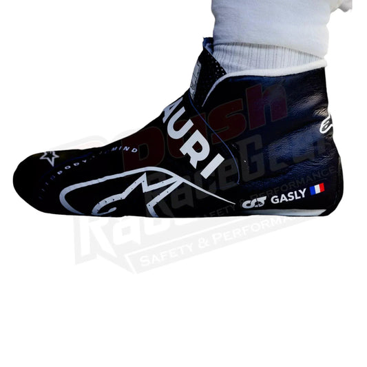 2022 Pierre Gasly Alphatauri Scuderia F1 Race Boots - Dash Racegear