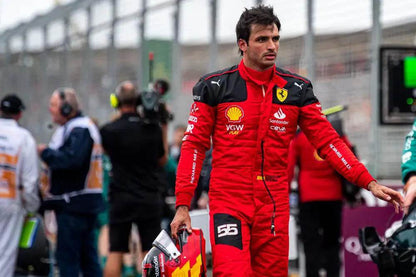 2022 Scuderia Ferrari Carlos Sainz F1 Race Suit - Dash Racegear