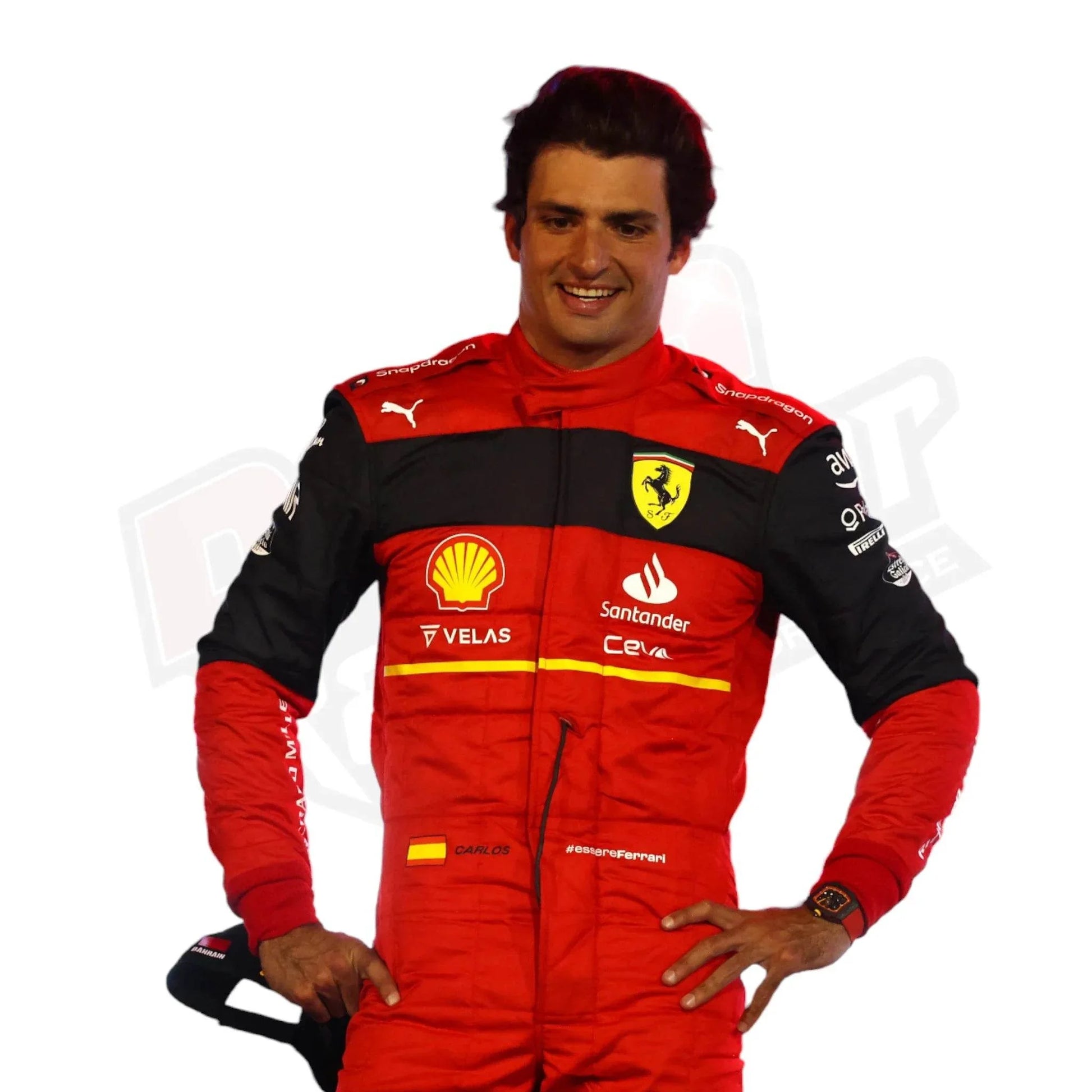 2022 Scuderia Ferrari Carlos Sainz F1 Race Suit - Dash Racegear