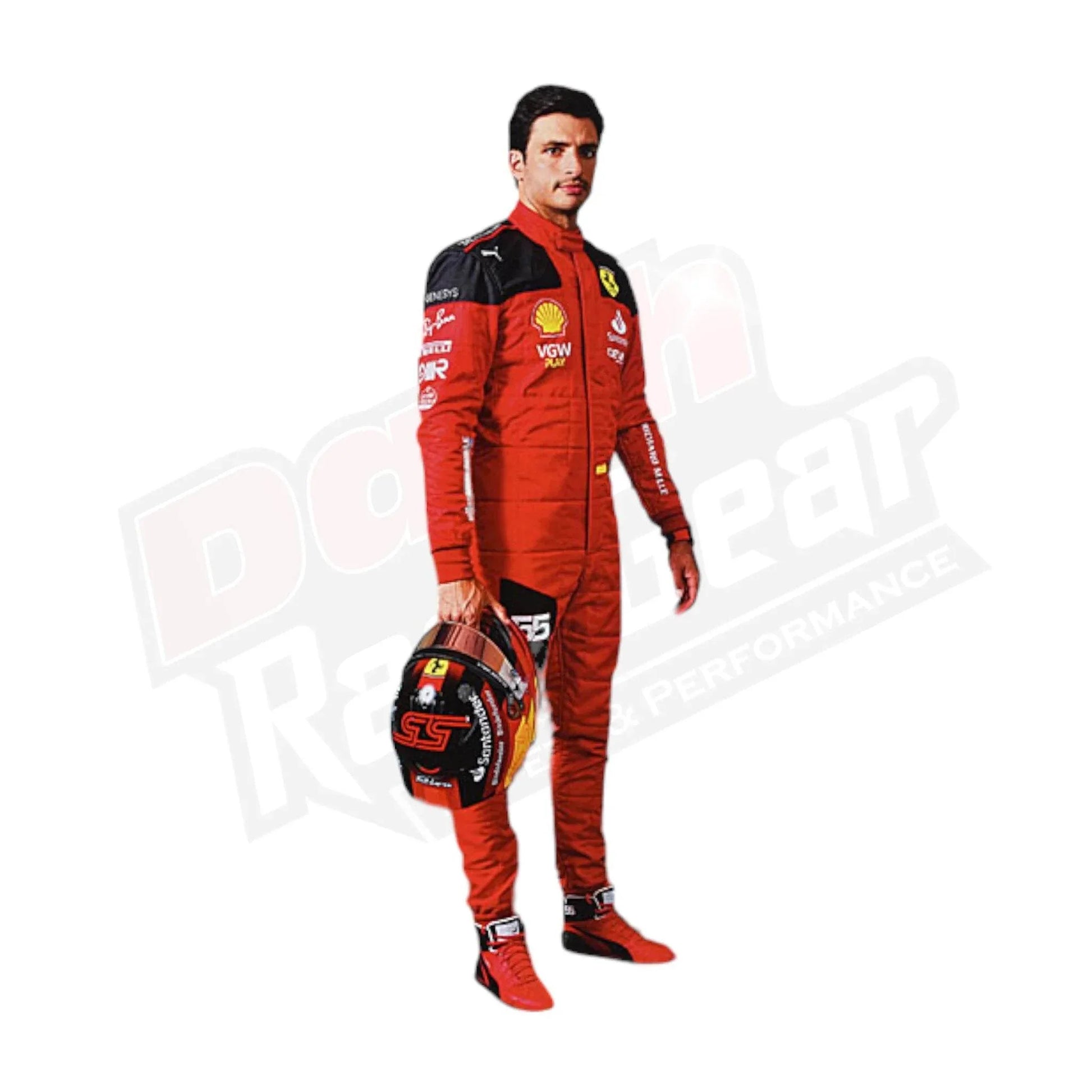 2022 Scuderia Ferrari Carlos Sainz F1 Race Suit - Dash Racegear