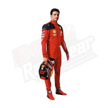 2022 Scuderia Ferrari Carlos Sainz F1 Race Suit - Dash Racegear