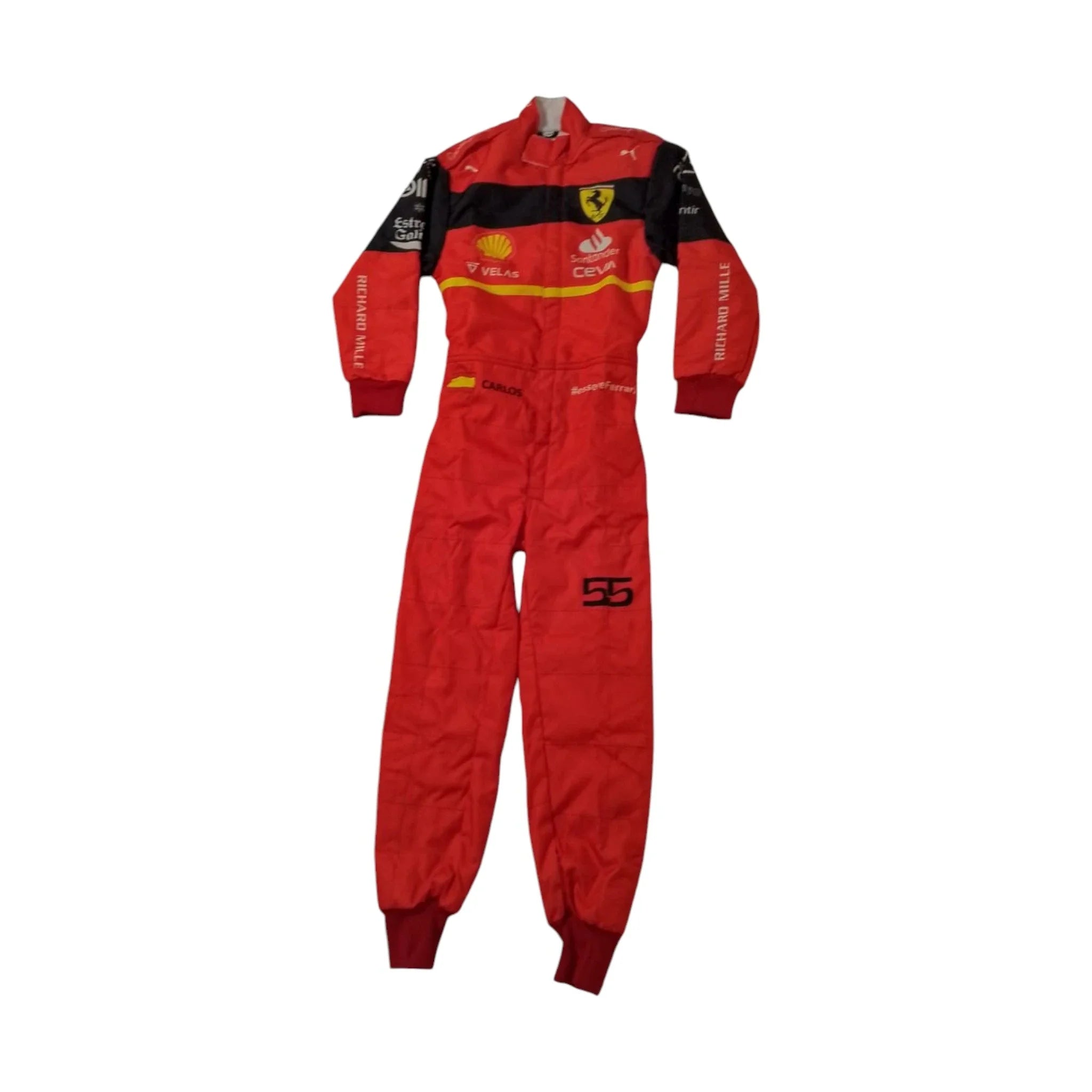 2022 Scuderia Ferrari Carlos Sainz F1 Race Suit - Dash Racegear