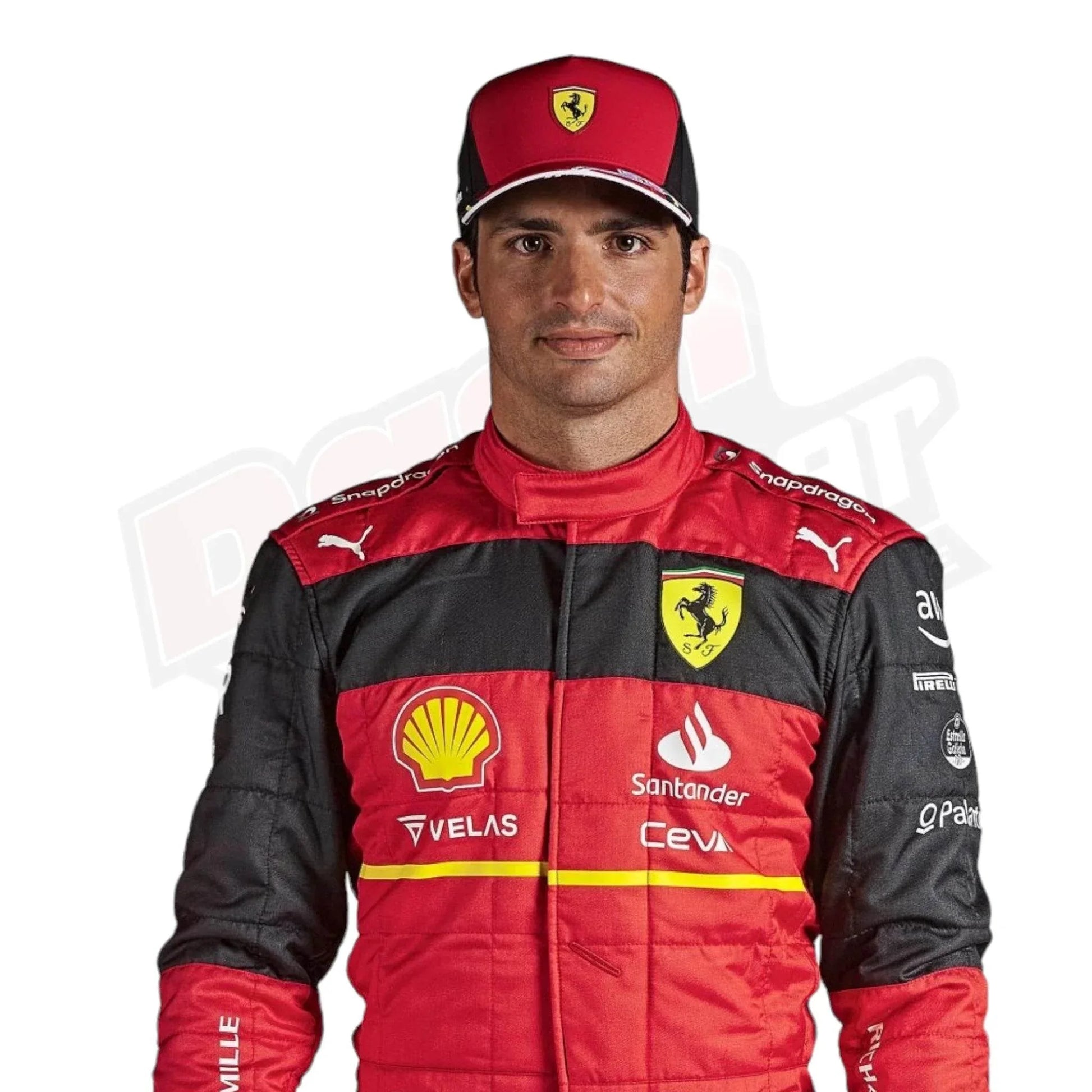 2022 Scuderia Ferrari Carlos Sainz F1 Race Suit - Dash Racegear