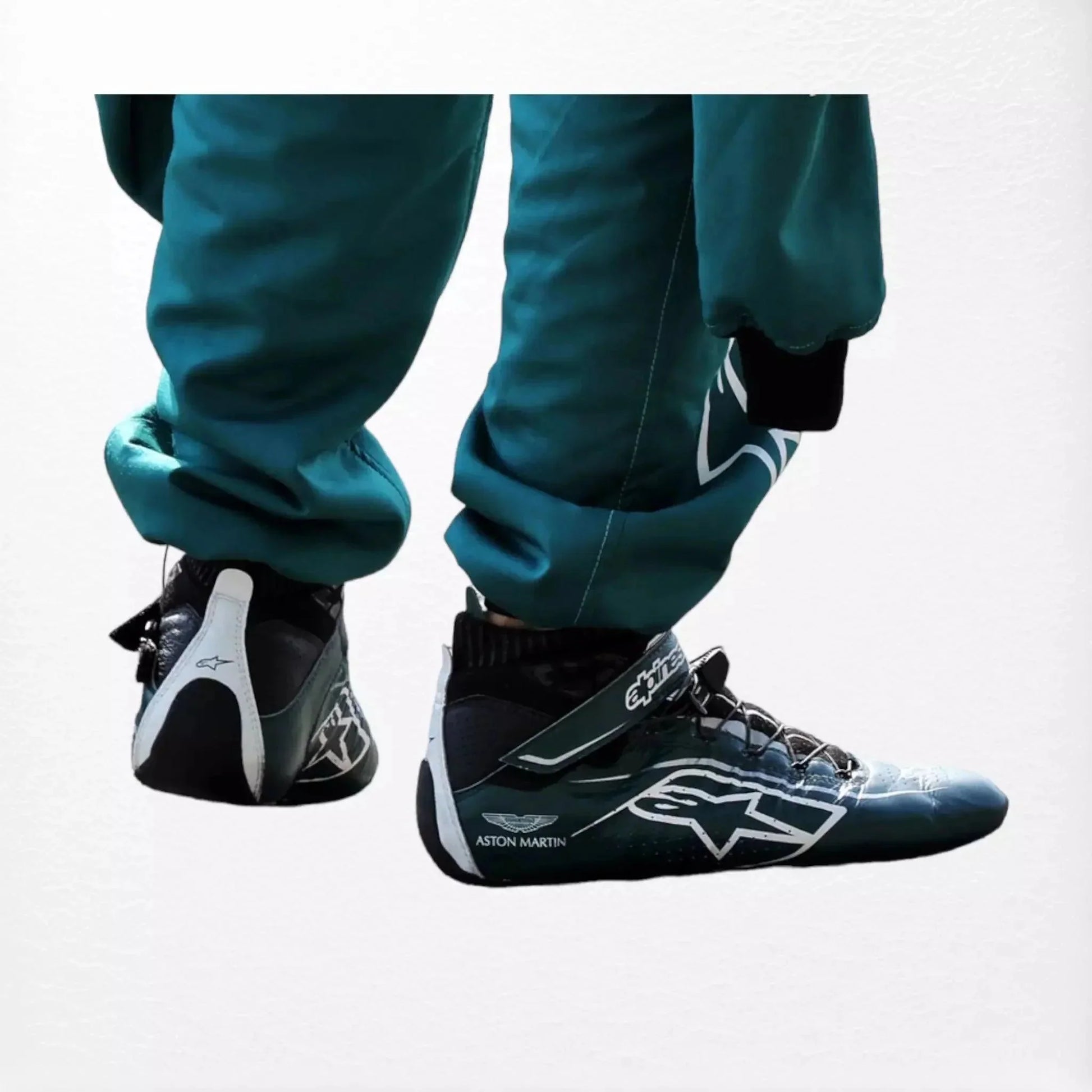 Sebastian Vettel 2022 Aston Martin F1 Team Race Boots - Dash Racegear