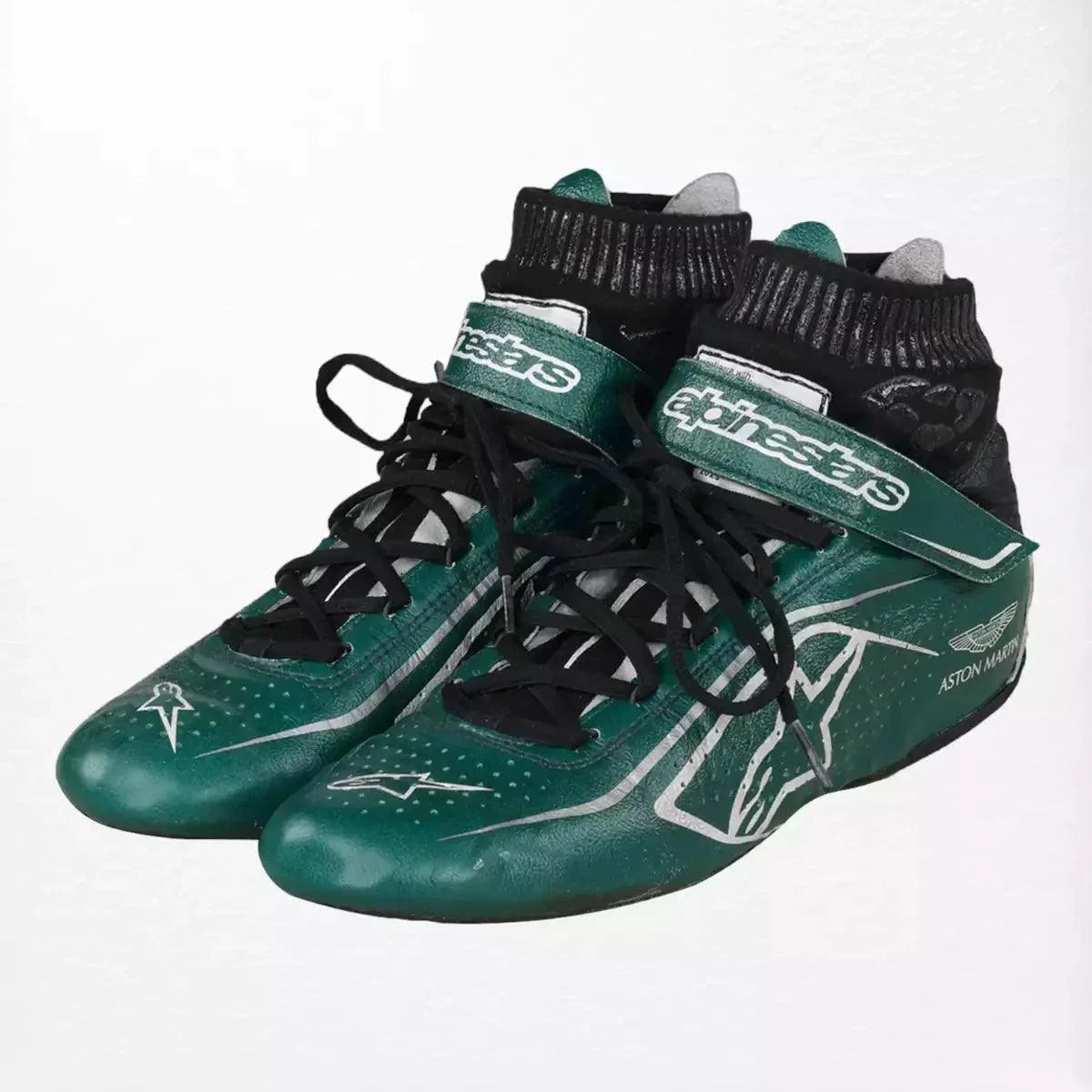 Sebastian Vettel 2022 Aston Martin F1 Team Race Boots - Dash Racegear