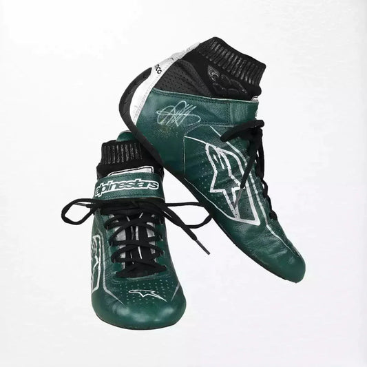 Sebastian Vettel 2022 Aston Martin F1 Team Race Boots - Dash Racegear