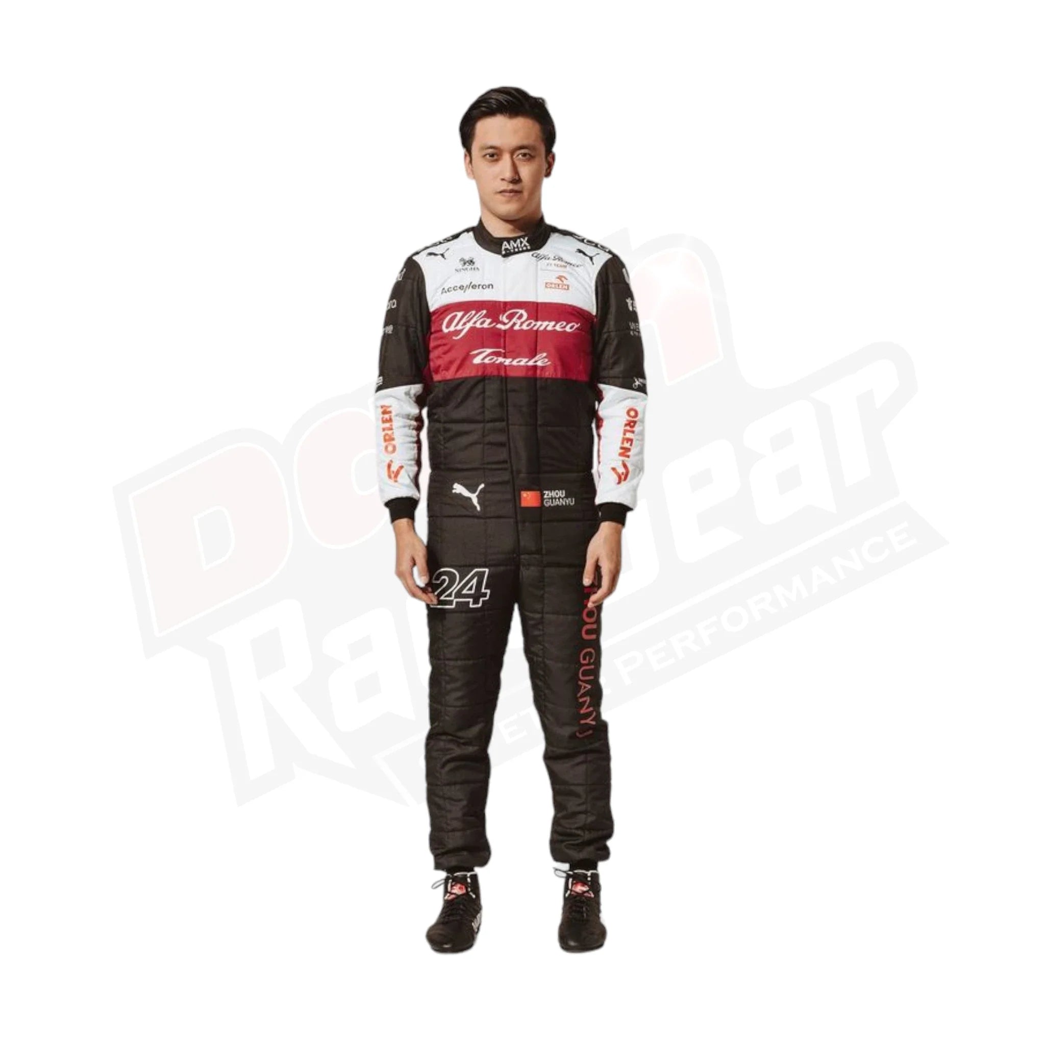 2022 Zhou Guanyu Alfa Romeo F1 Team Race Suit - Dash Racegear