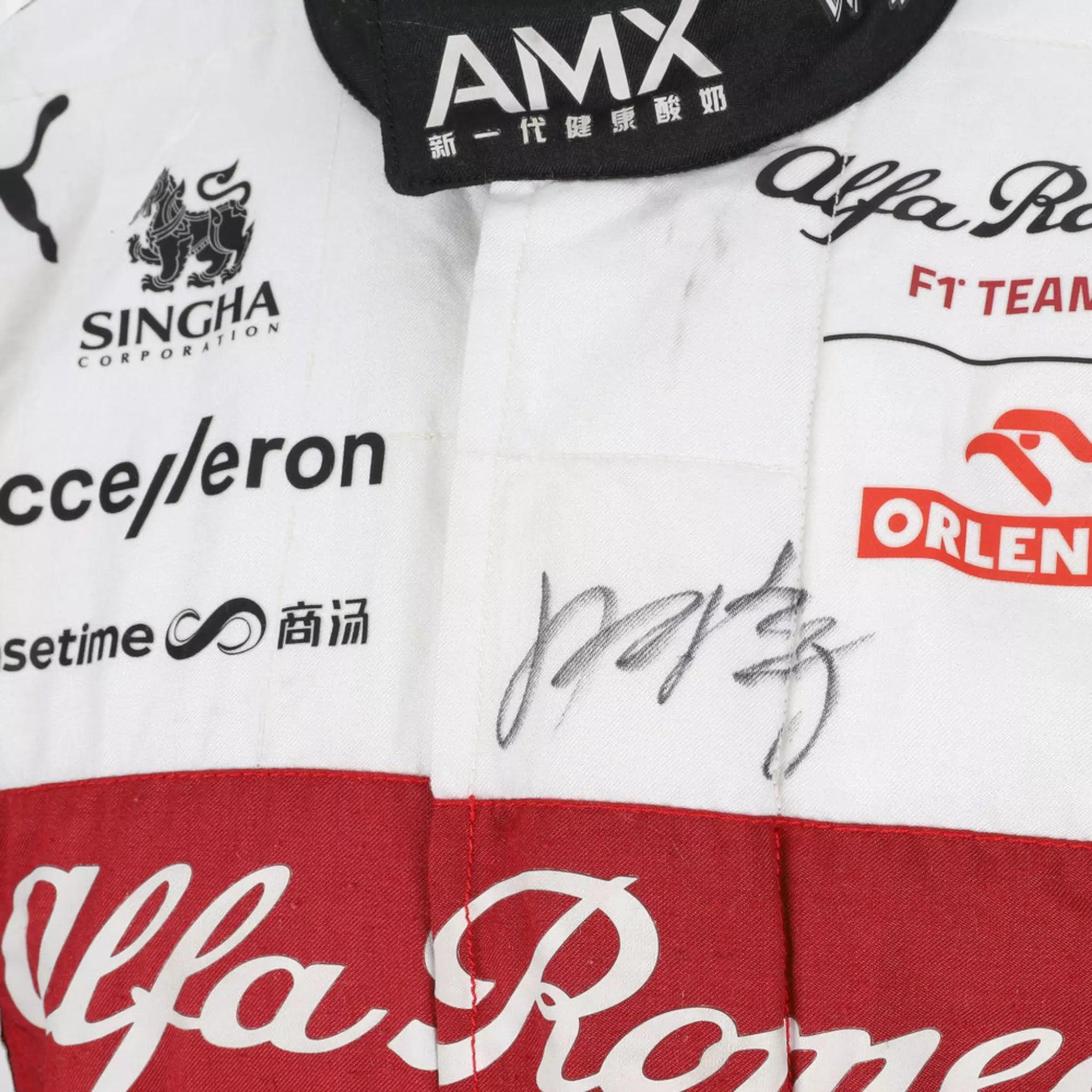 2022 Zhou Guanyu Alfa Romeo F1 Team Race Suit - Dash Racegear