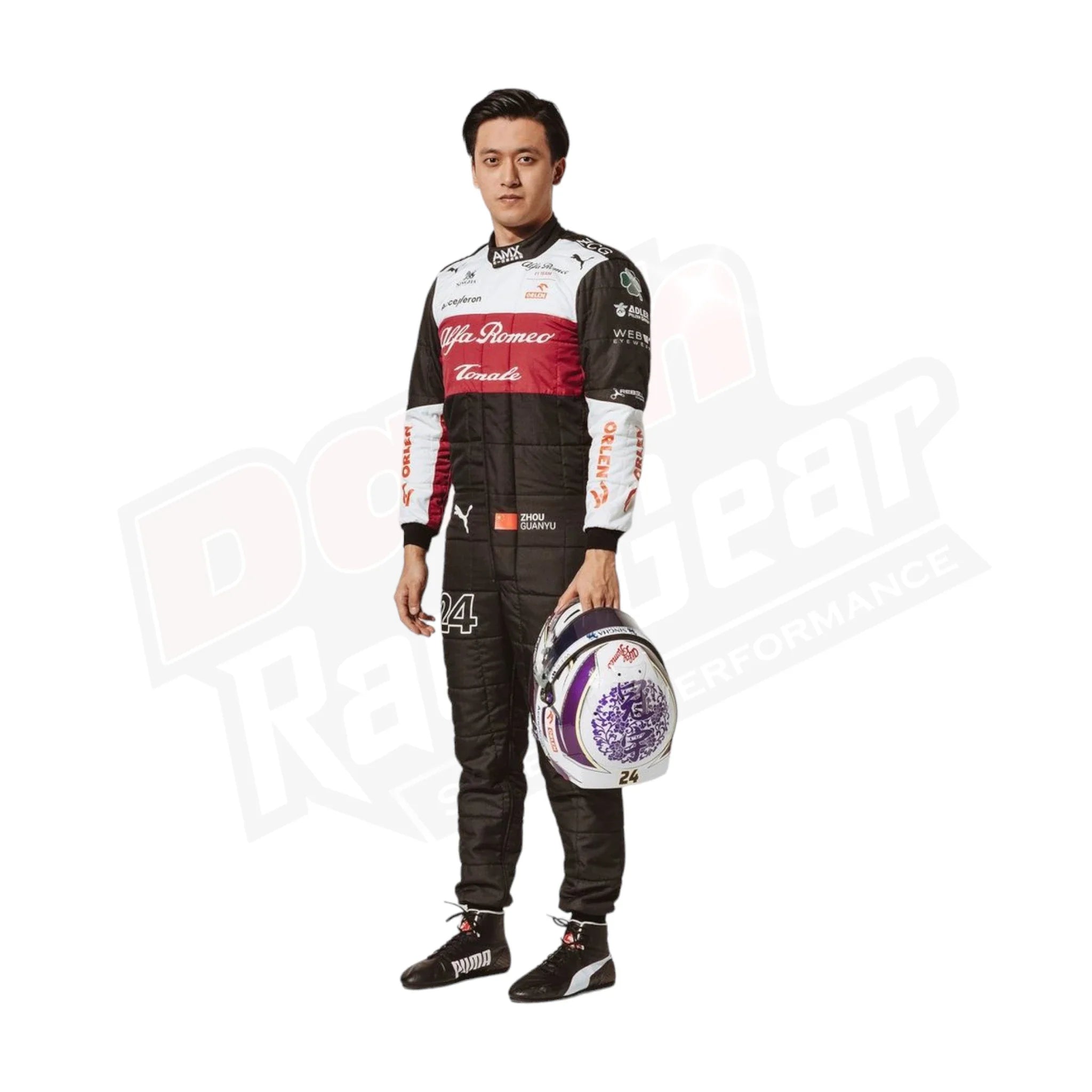 2022 Zhou Guanyu Alfa Romeo F1 Team Race Suit - Dash Racegear