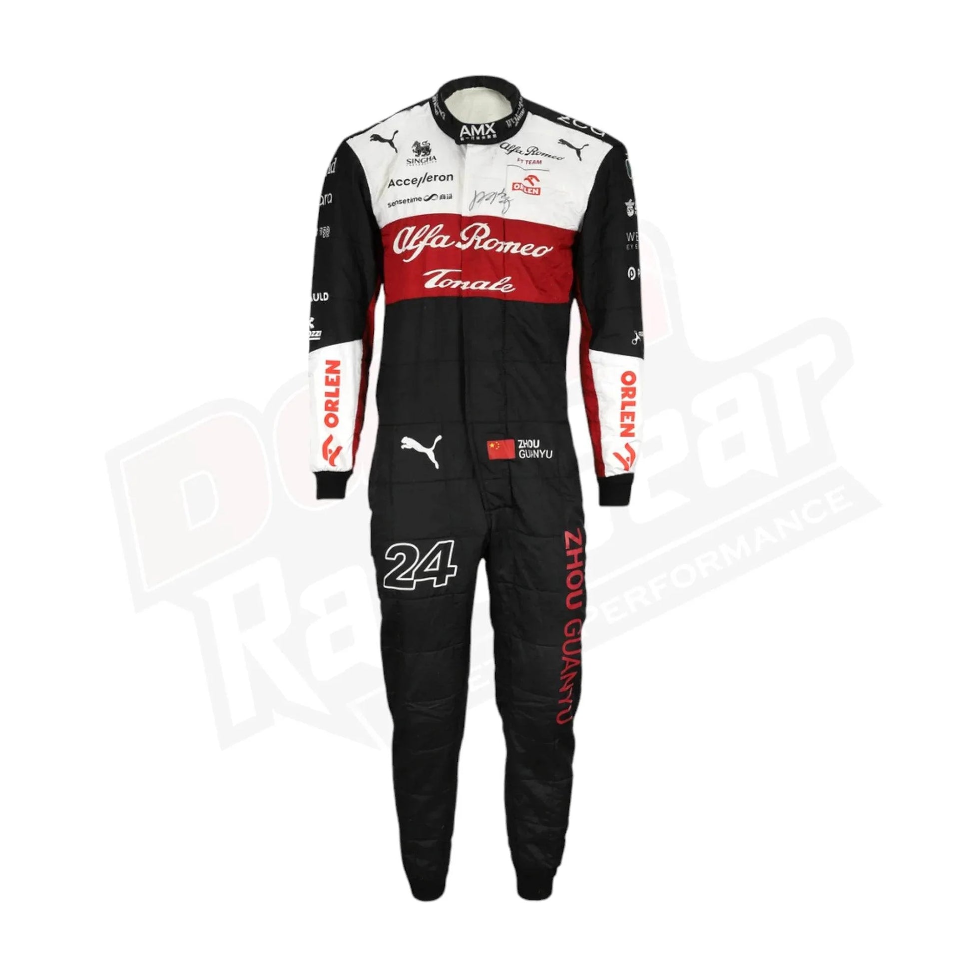 2022 Zhou Guanyu Alfa Romeo F1 Team Race Suit KIDS - Dash Racegear