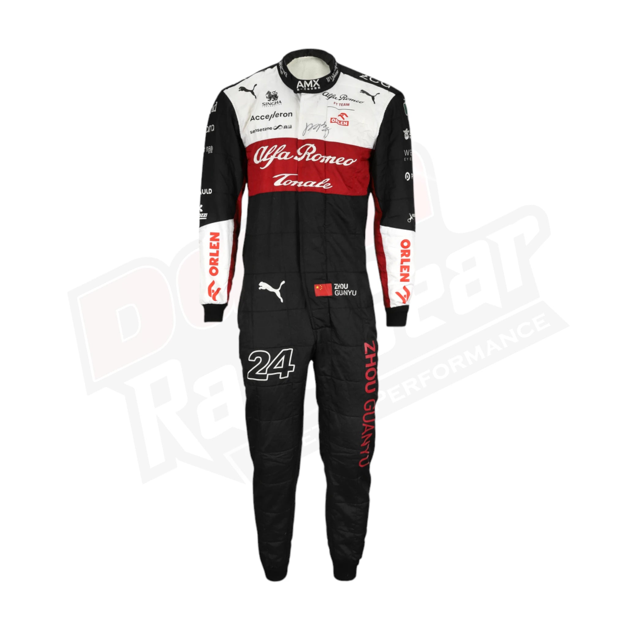 2022 Zhou Guanyu Alfa Romeo F1 Team Race Suit KIDS