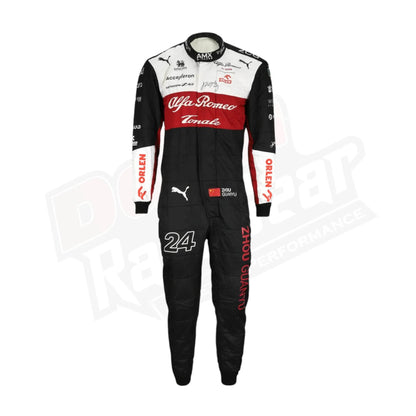 2022 Zhou Guanyu Alfa Romeo F1 Team Race Suit - Dash Racegear