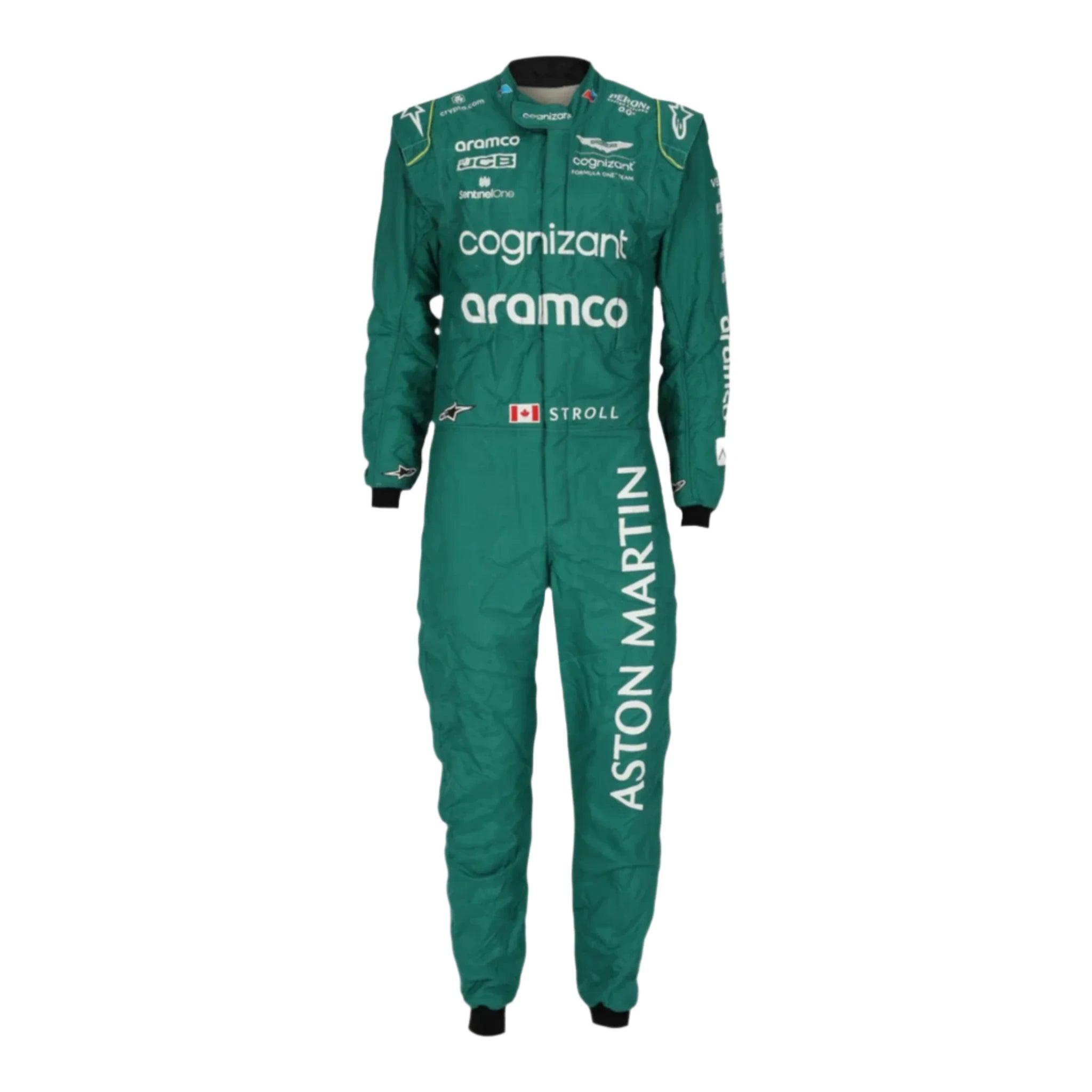 2023 Lance Stroll Aston Martin F1 Race Suit KIDS - Sao Paulo GP