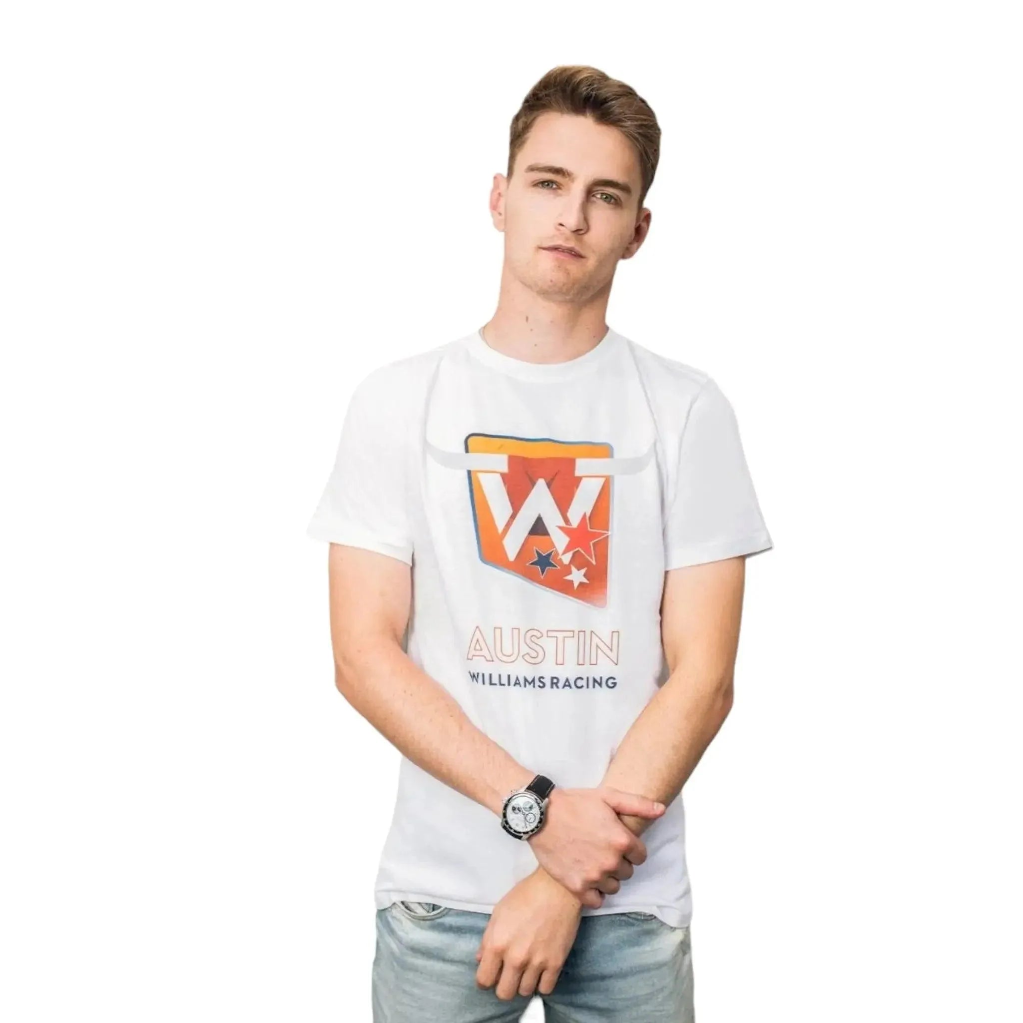 2023 Adult Austin Race T-Shirt White - Dash Racewear