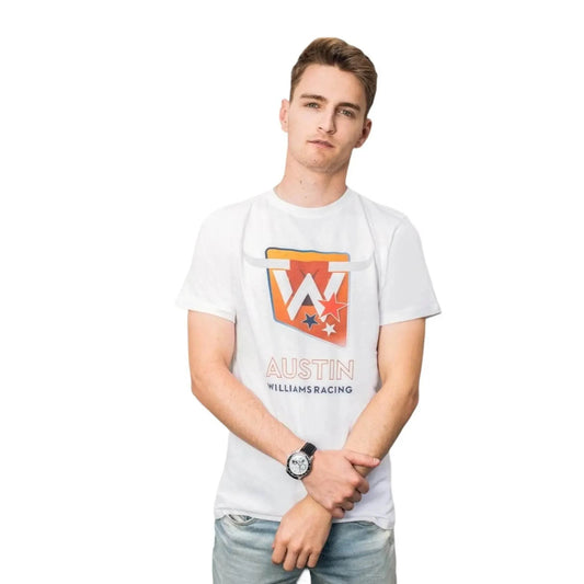 2023 Adult Austin Race T-Shirt White - Dash Racegear