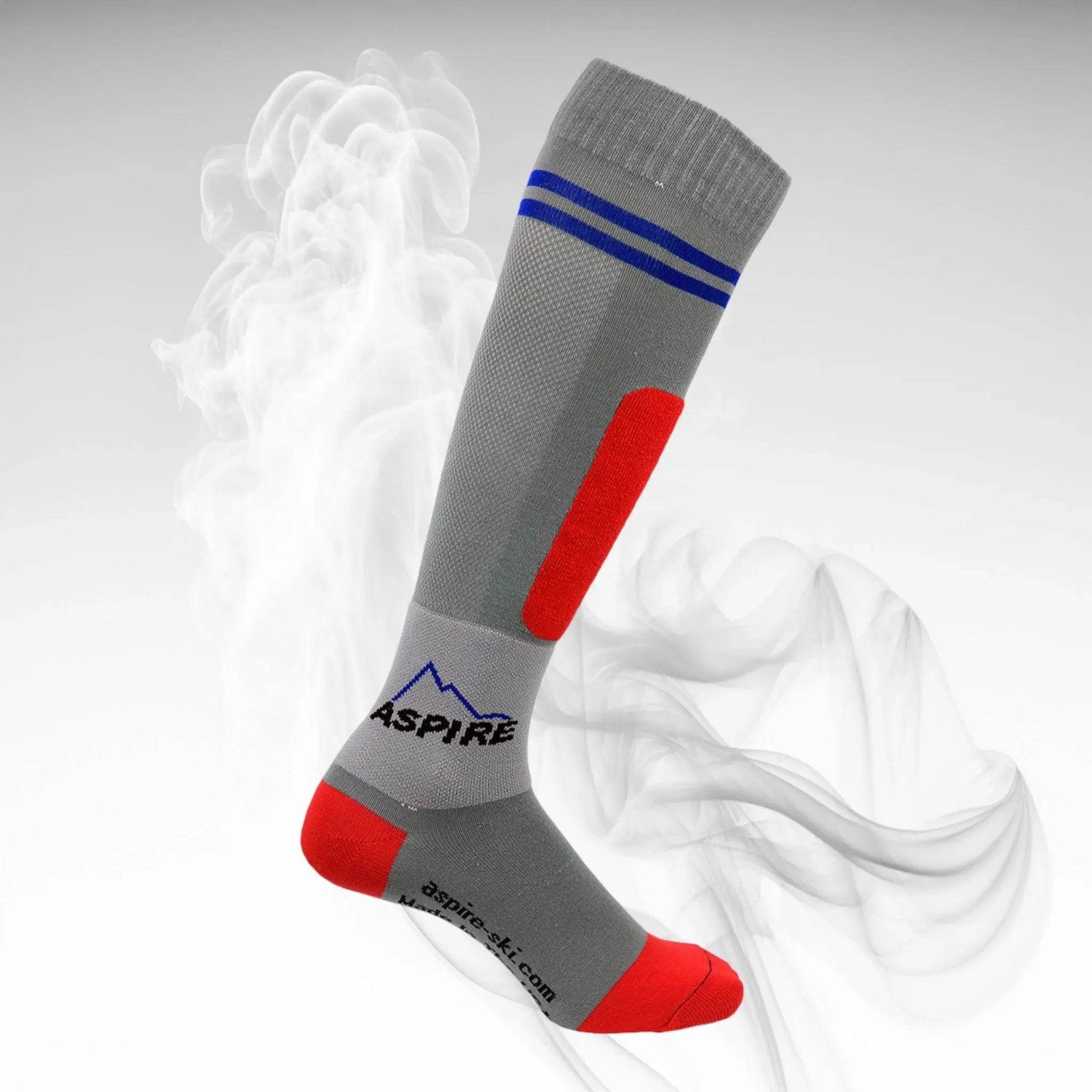 2023 Aspire Ski-D Ski Socks - Dash Racegear