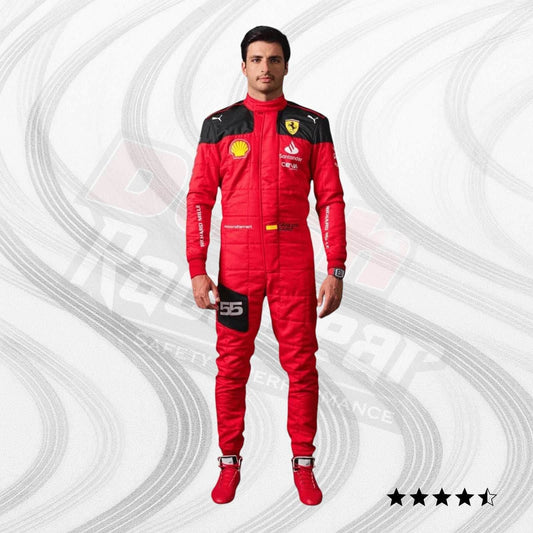 2023 Carlos Sainz Race Scuderia Ferrari F1 Race Suit - Dash Racegear