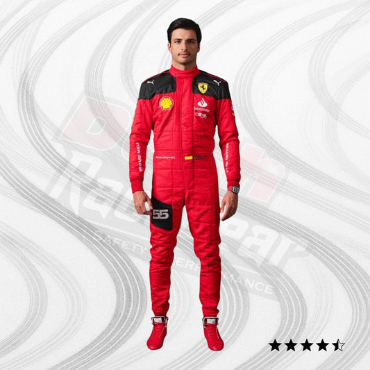 2023 Carlos Sainz Race Scuderia Ferrari F1 Race Suit KIDS - Dash Racegear