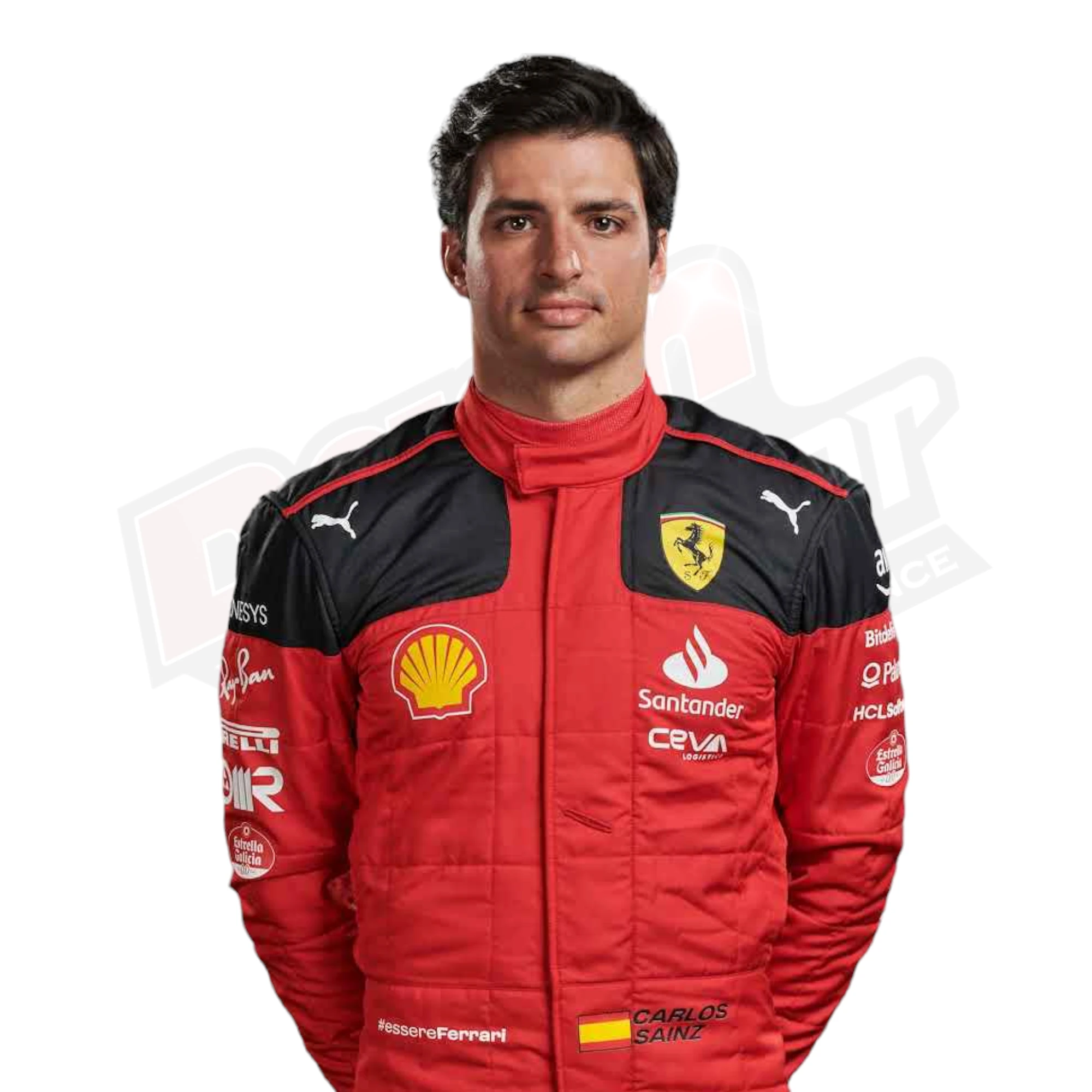 2023 Carlos Sainz Race Scuderia Ferrari F1 Race Suit KIDS