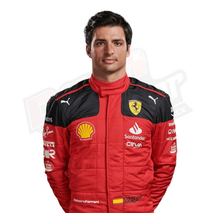 2023 Carlos Sainz Race Scuderia Ferrari F1 Race Suit KIDS - Dash Racegear