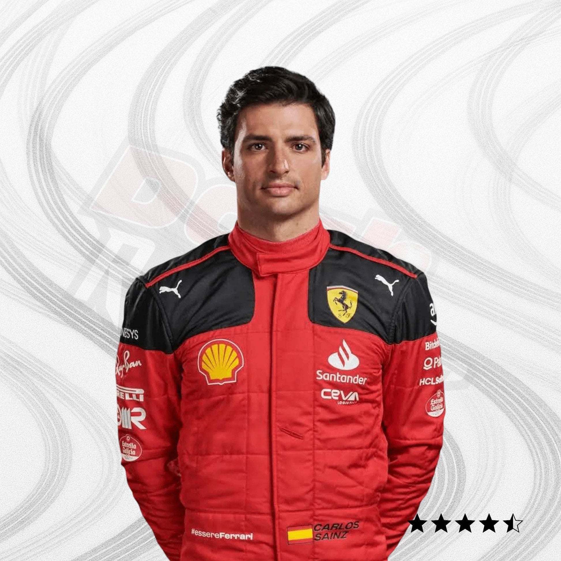 2023 Carlos Sainz Race Scuderia Ferrari F1 Race Suit KIDS - Dash Racegear
