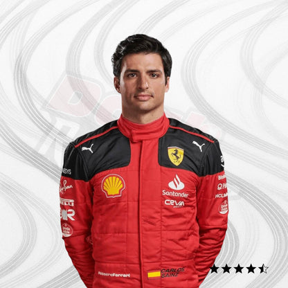 2023 Carlos Sainz Race Scuderia Ferrari F1 Race Suit KIDS - Dash Racegear