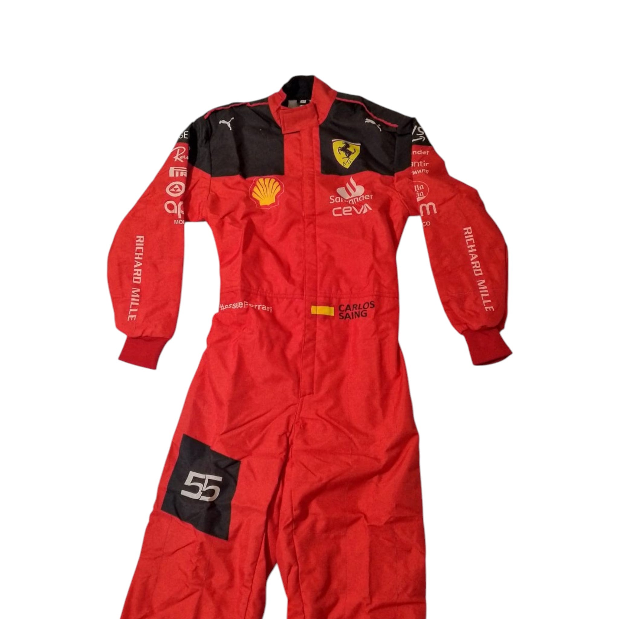 2023 Carlos Sainz Race Scuderia Ferrari F1 Race Suit - Dash Racegear