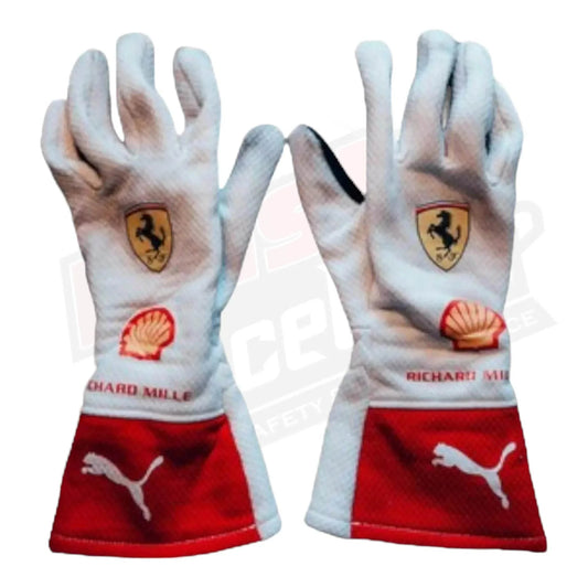2023 Charles Leclerc Ferrari F1 Race Gloves -MONACO Gp - Dash Racegear