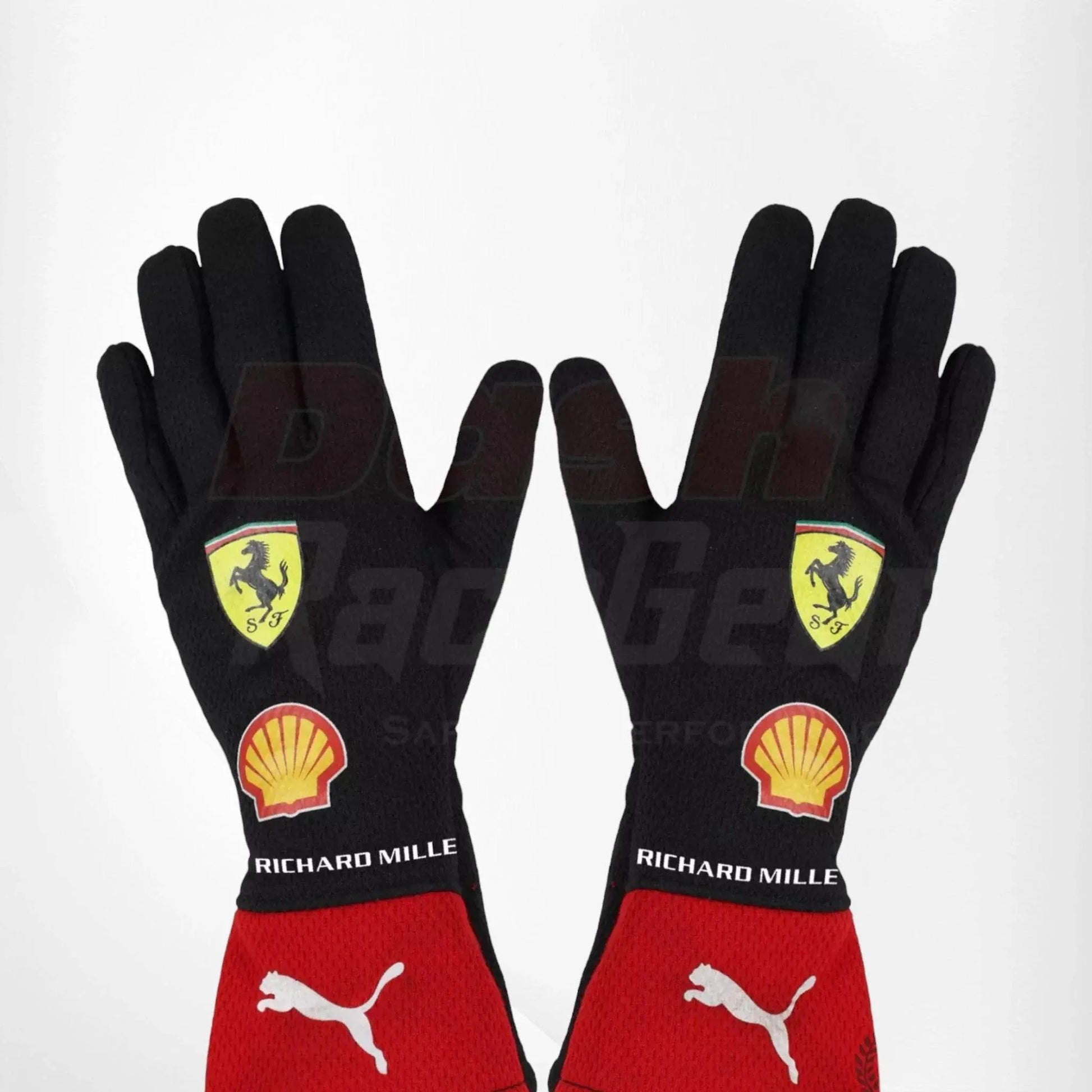 2023 Charles Leclerc Scuderia Ferrari F1 Gloves - Dash Racegear