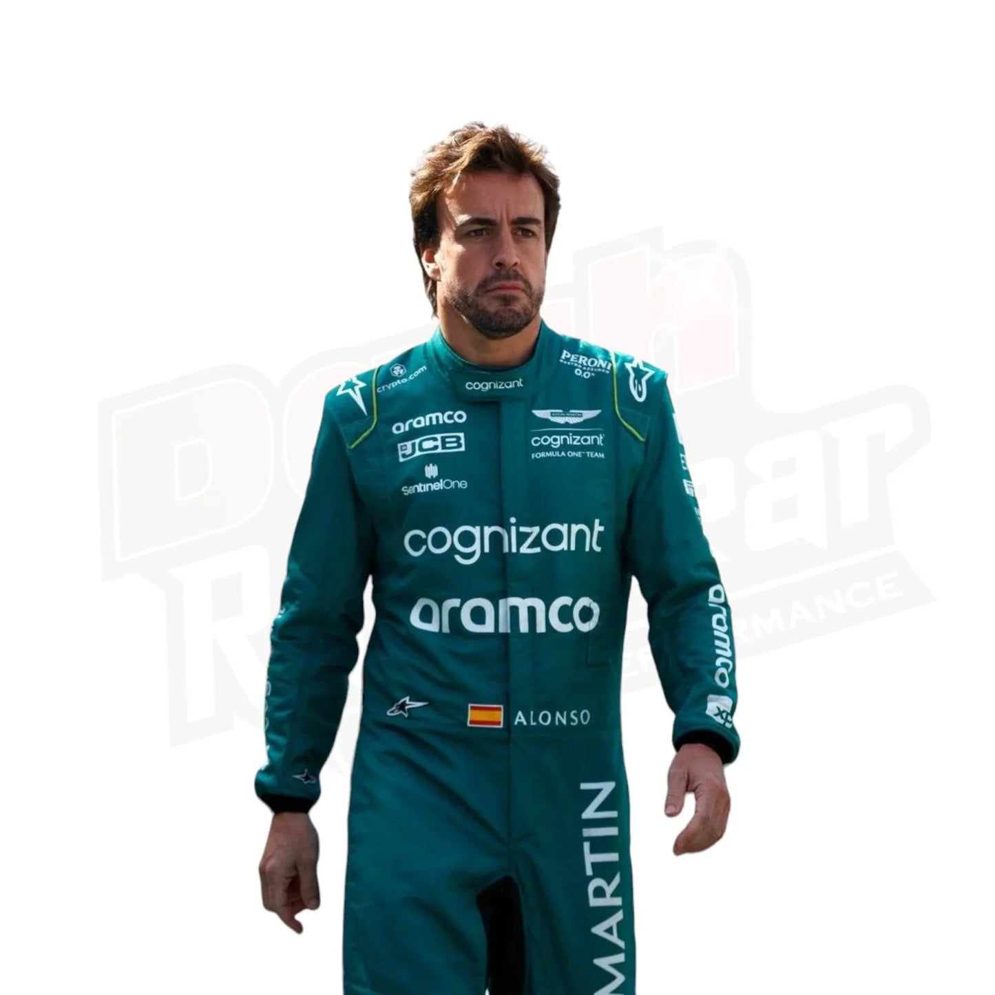 2023 Official Fernando Alonso Aston Martin F1 Race Suit - Dash Racegear
