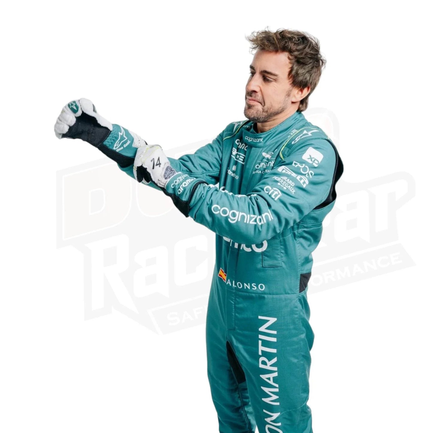 2023 Official Fernando Alonso Aston Martin F1 Race Suit - Dash Racegear