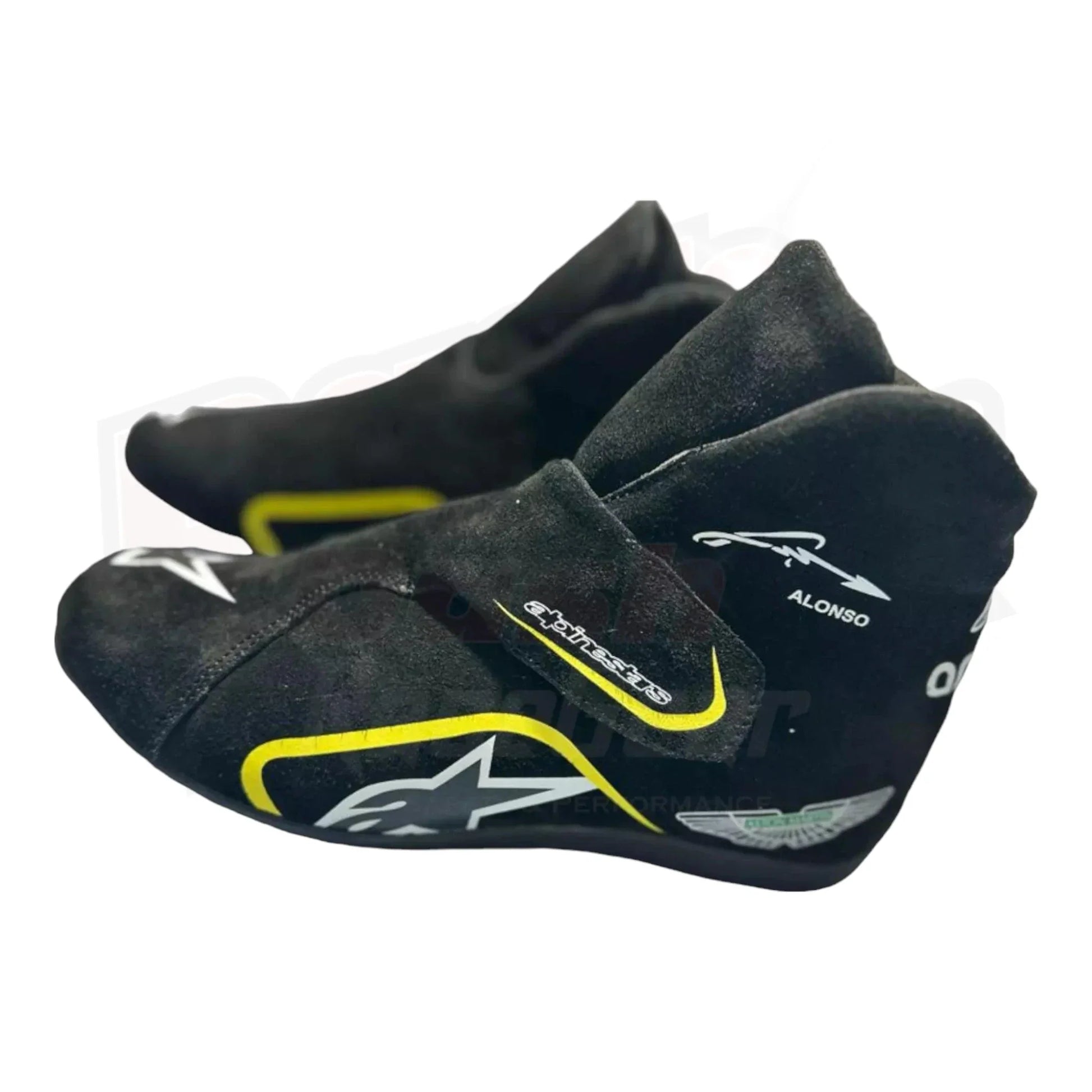 2023 Fernando Alonso Aston Martin F1 Race boots - Dash Racegear