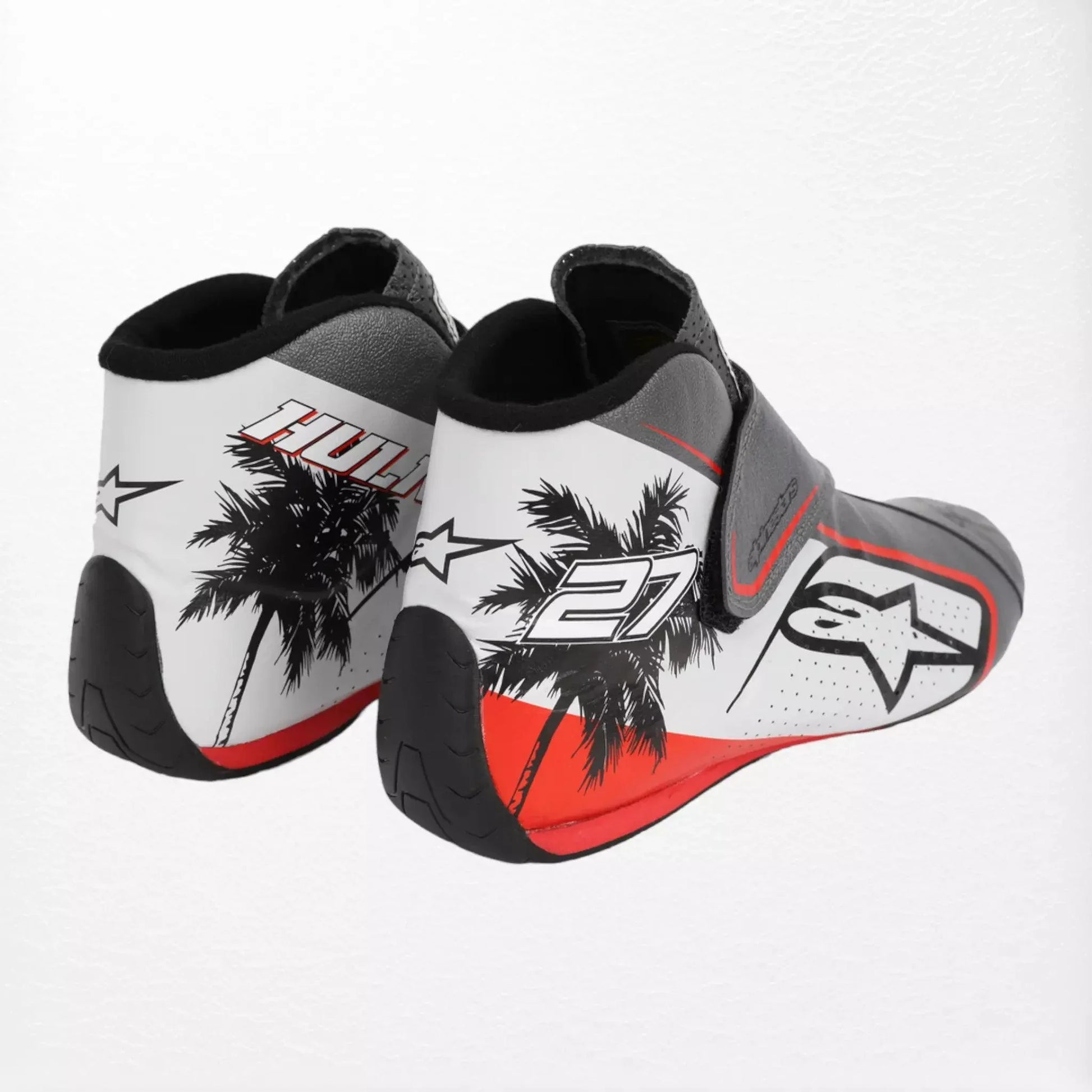 2023 Kevin Magnussen Haas F1 Team Race Boots - Miami GP - Dash Racegear