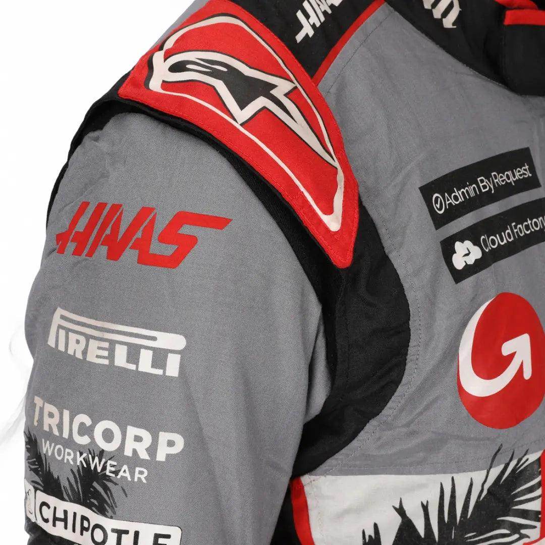 2023 Kevin Magnussen Haas F1 Team Race Suit KIDS - Miami GP - Dash Racegear