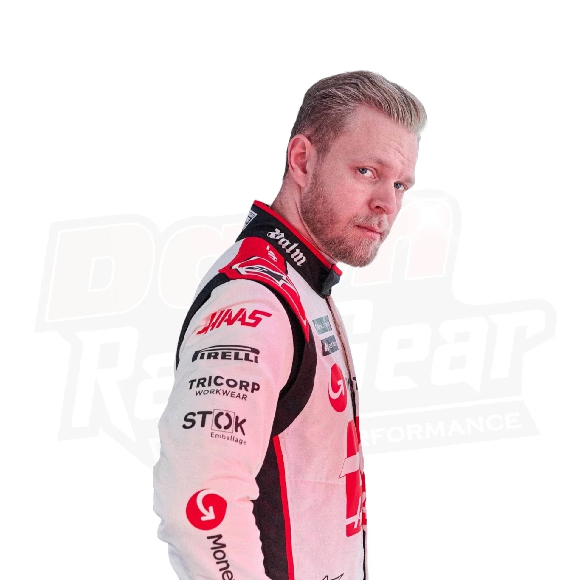 Kevin Magnussen Race Suit F1 Haas Team 2023 - Dash Racegear