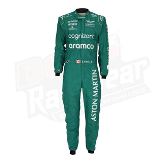 2023 Lance Stroll Aston Martin F1 Race Suit - Sao Paulo GP