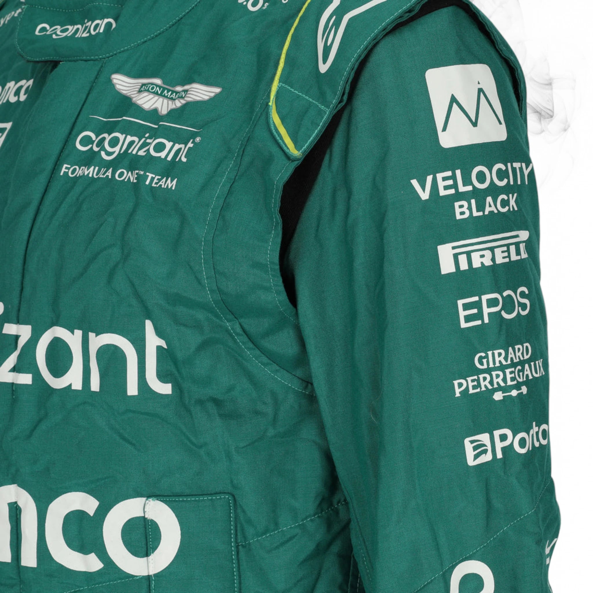 2023 Lance Stroll Aston Martin F1 Race Suit - Sao Paulo GP