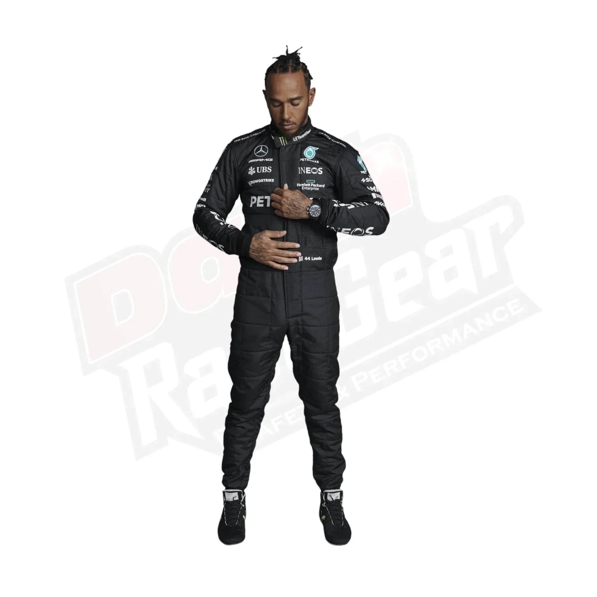 2023 Lewis Hamilton Mercedes AMG F1 Race Suit DASH RACEGEAR