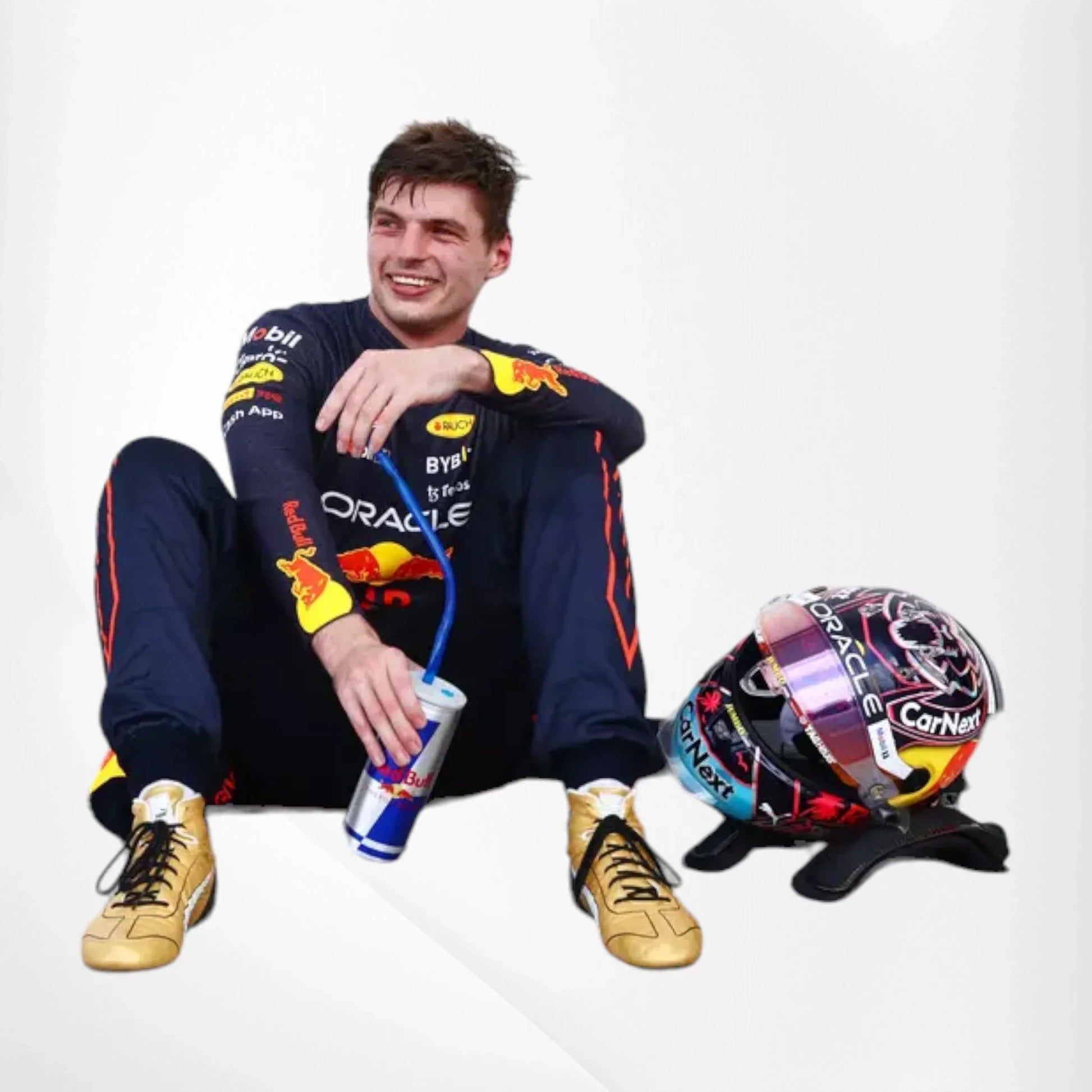 2023 Max Verstappen F1 Golden Race Boots - Dash Racegear