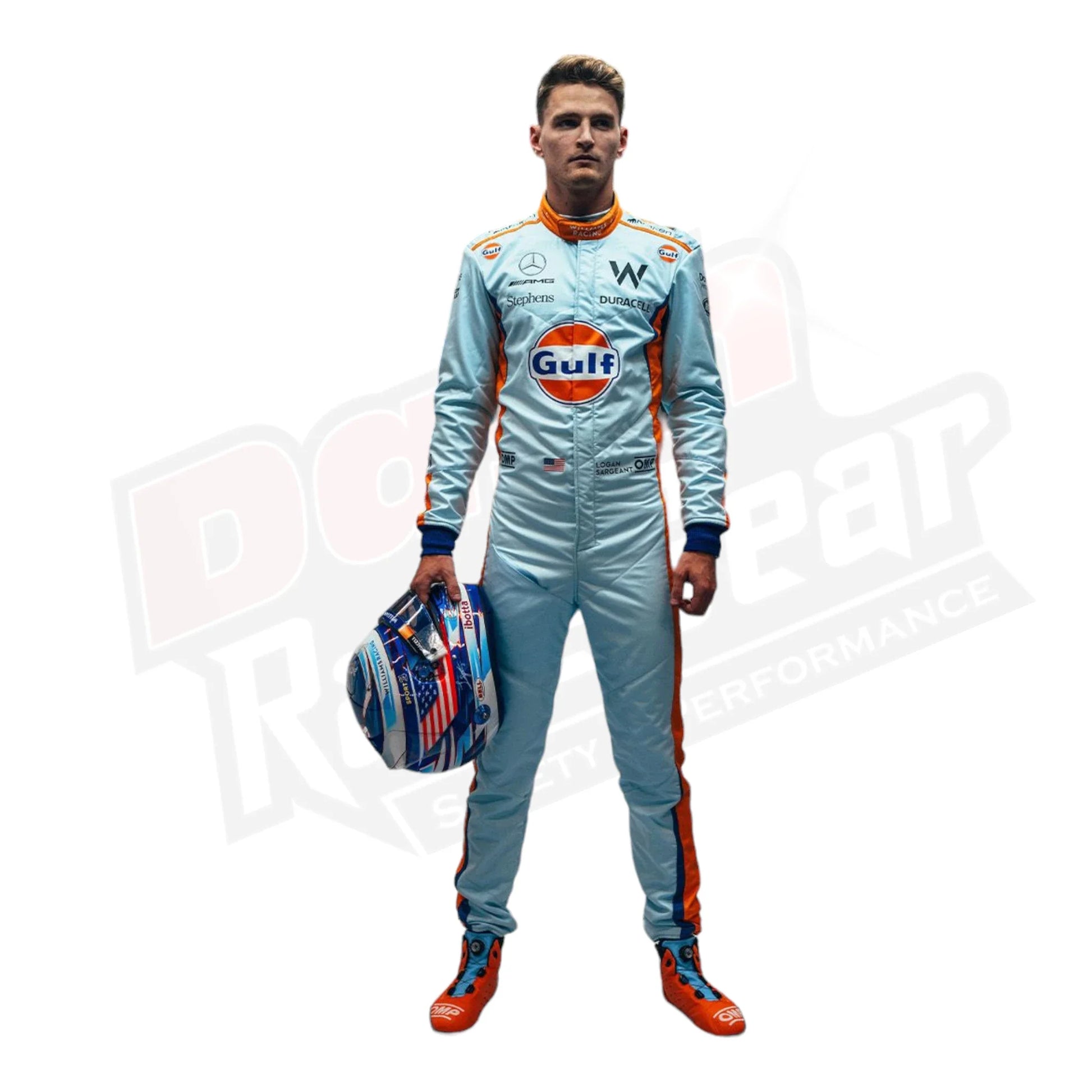 2023 New Alexander Albon Gulf F1 Race Suit KIDS - Singapore GP - Dash Racegear
