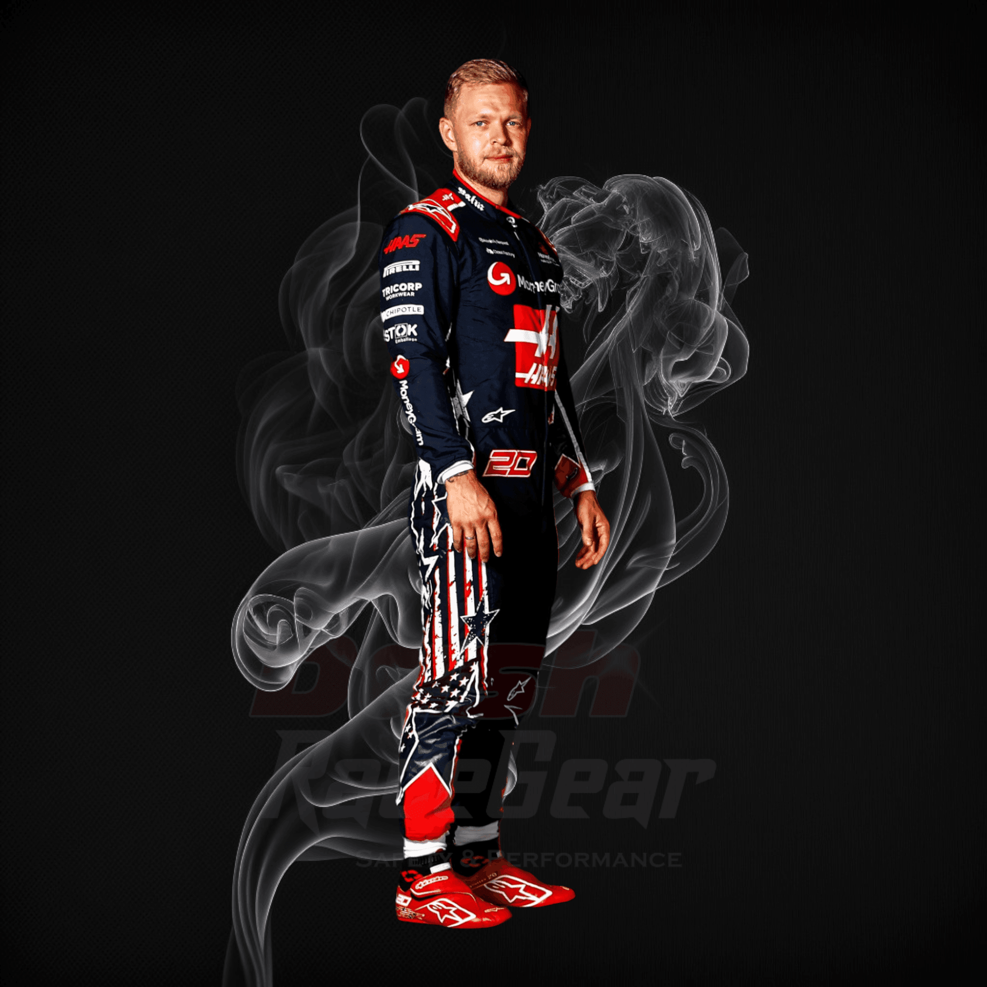 2023 Kevin Magnussen Special Austin Race Suit - US Grand Prix - Dash Racegear