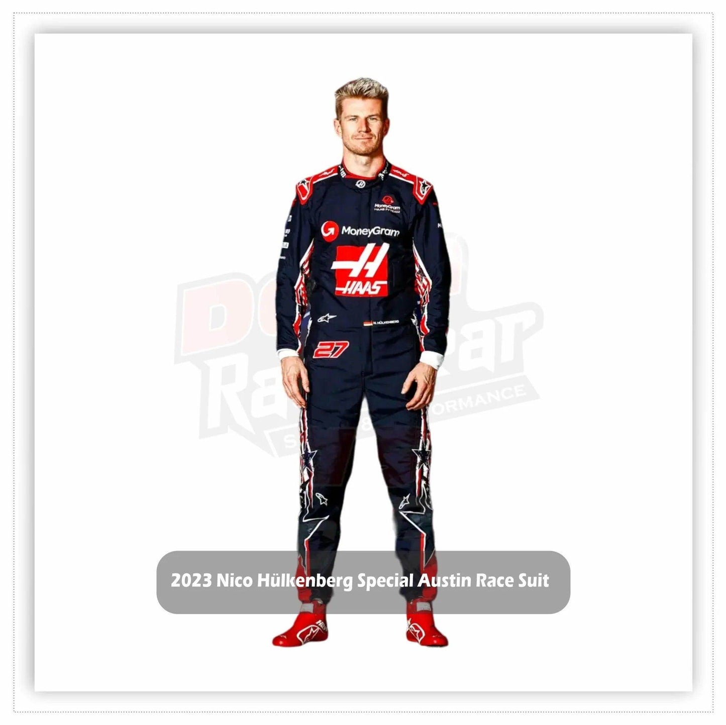 2023 Nico Hülkenberg Special Austin Race Suit KIDS - Us Grand Prix - Dash Racegear