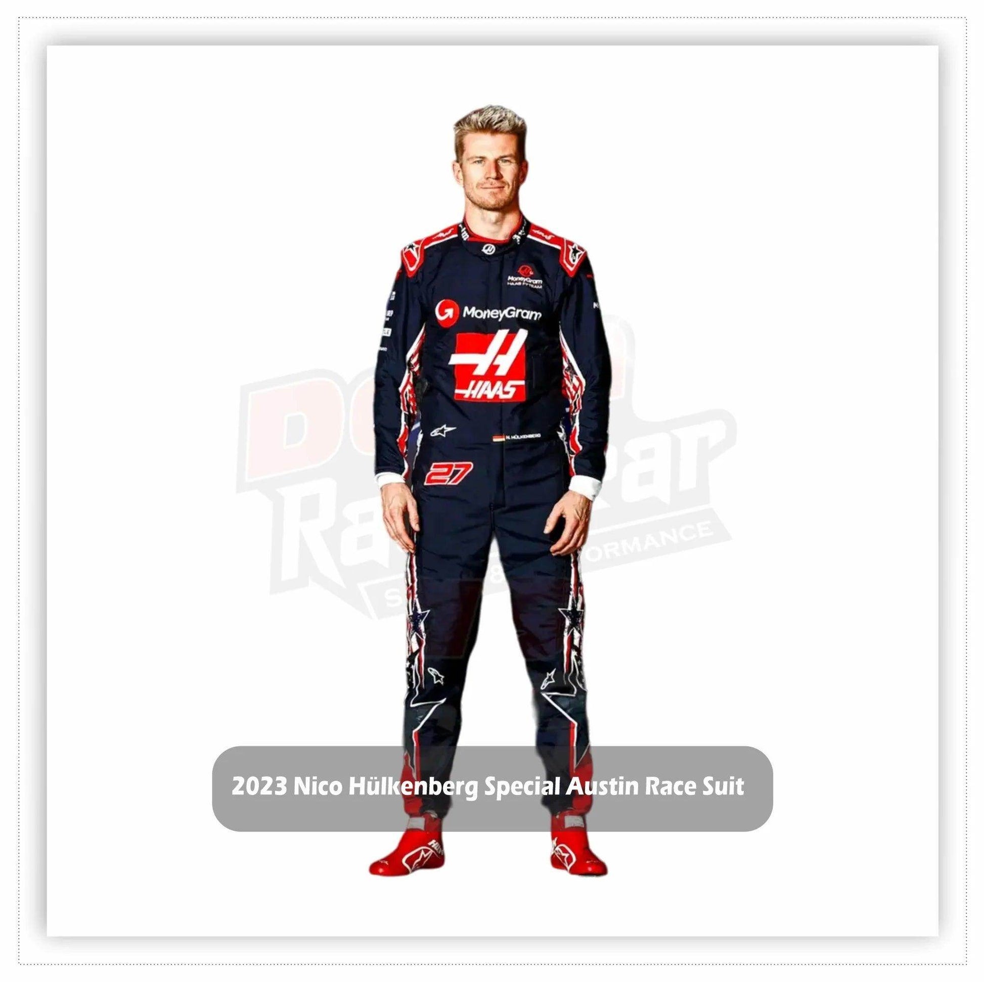 2023 Nico Hülkenberg Special Austin Race Suit KIDS - Us Grand Prix - Dash Racegear