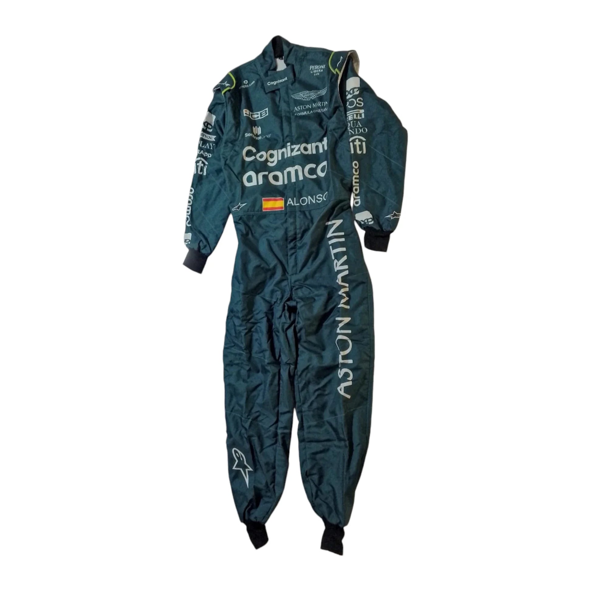 2023 Official Fernando Alonso Aston Martin F1 Race Suit - Dash Racegear