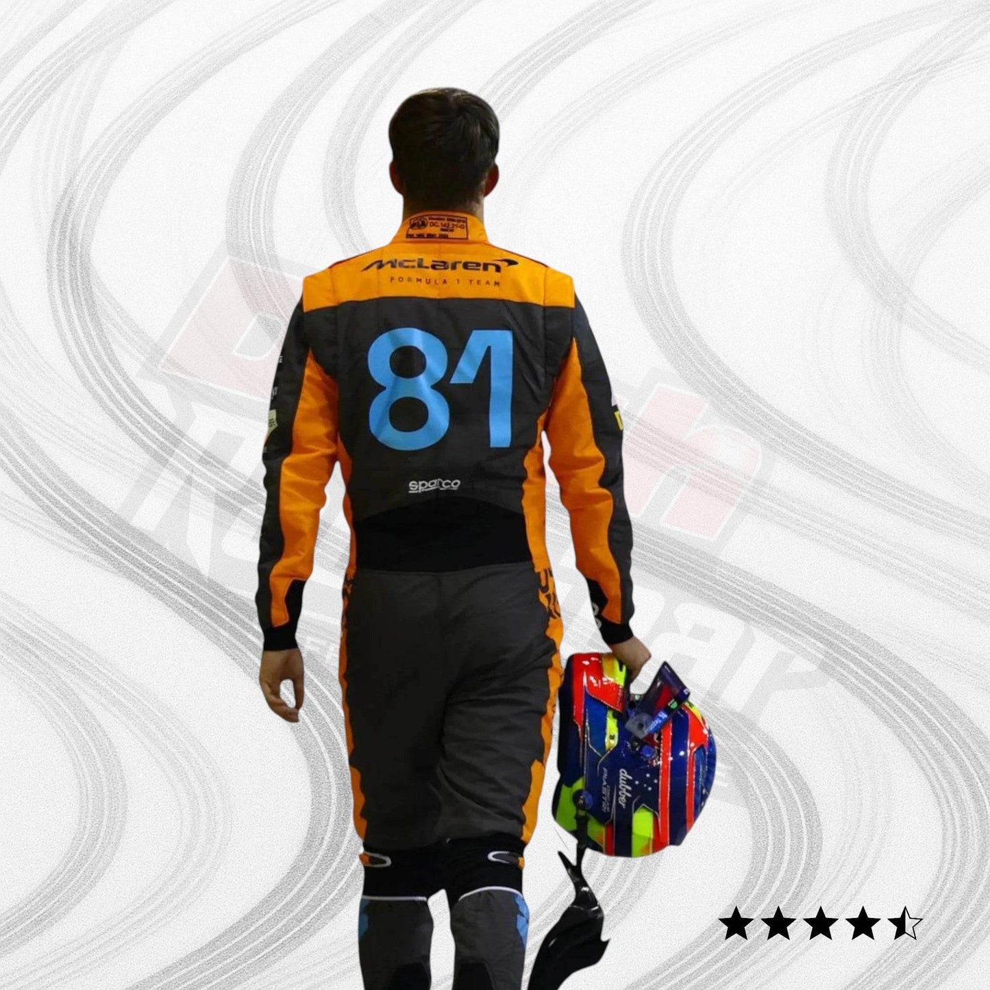 2023 New Oscar Piastri official Replica Race Suit Team McLaren F1 - Dash Racegear