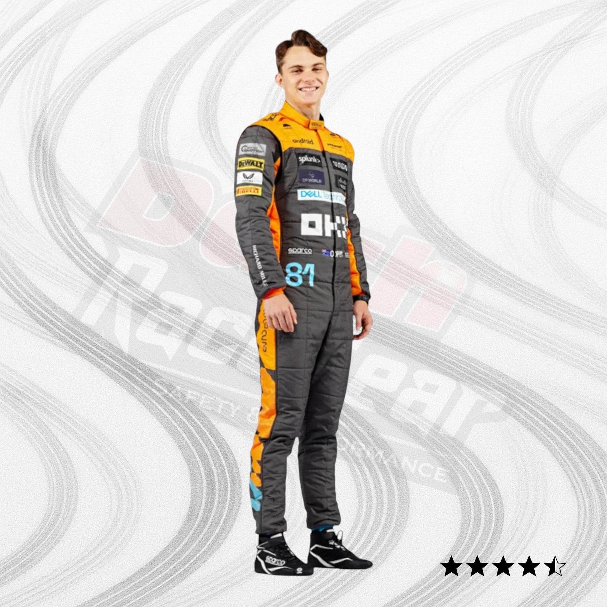 2023 Oscar Piastri McLaren Formula 1 Race Suit - Dash Racegear
