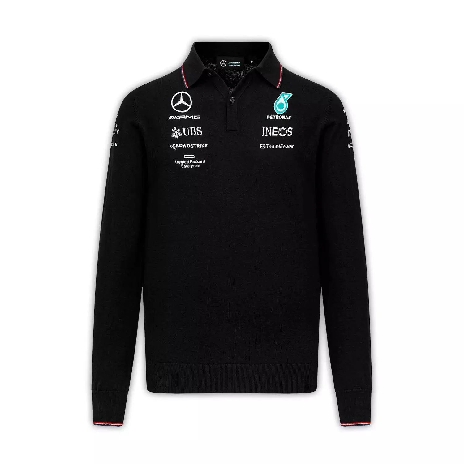 Mercedes-AMG Petronas 2023 Team Longsleeve Polo - Dash Racegear