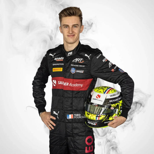 2023 Théo Pourchaire F2 Suit - Dash Racegear